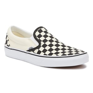 Vans Classic Slip-On Unisex Schwarz Weiß Checkboard Canvas Skate-Trainer