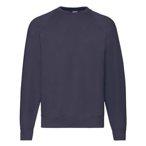 Fruit Of The Loom Herren Raglan-Ärmel Belcoro® Sweatshirt (Deep Navy)