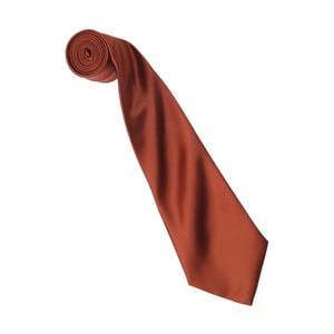 Premier - "Colours Collection" Krawatte (Kastanie)