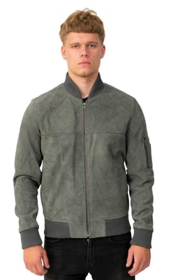 Herren Ziegenwildleder MA-1 Bomberjacke-Auckland