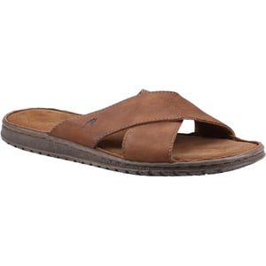Hush Puppies - Herren Sandalen "Nile", Überkreuzt, Leder (Braun)