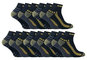 15 Paar Multipack Herren-Knöchelsocken | Low Cut Short Work Socks - 15 Paare
