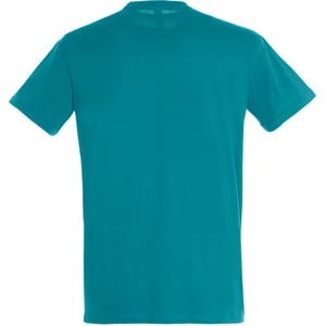 SOLS Herren Regent T-Shirt mit kurzen Ärmeln (Duck Blue)