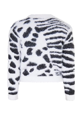 Mymo Strickpullover Mädchen (Kids) weiss