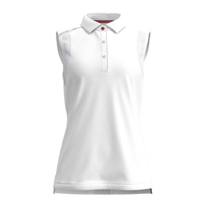 Forelson - "Stow" Poloshirt für Damen Ärmellos (Weiß)