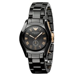 Emporio Armani Damenuhr Quartz Schwarz