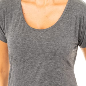 Kurzarm-T-Shirt mit Rundhalsausschnitt für Frauen UW0UW00103