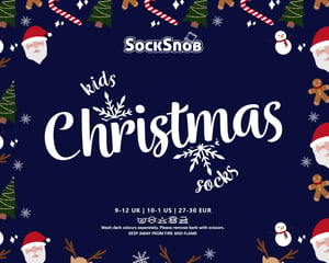 Kinder Weihnachten Socken | Sock Snob | Neuheit Spaß Muster Weihnachtsgeschenk Socken für Jungen & Mädchen - 12 Pack