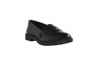Kicker Lachly Quilt Loafer Damen schwarze Schuhe