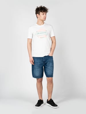 Guess T-Shirt LA Logo Herren weiß