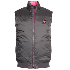 Belstaff Flash Circuit Wende-Daunenweste in Granitgrau