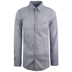 Lacoste Slim Fit Herren Blaues gewebtes Hemd