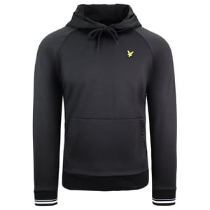 Lyle & Scott Tipped Tricot Herren Hoodie schwarz