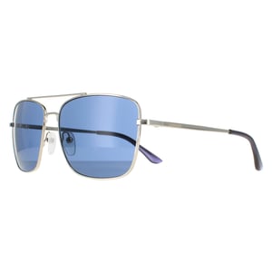 Lunettes de soleil Calvin Klein CK19136S 045 Silver Smoke Grey