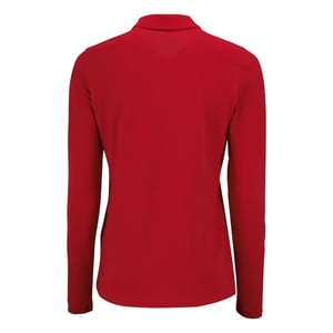 SOLS - "Perfect" Poloshirt für Damen Langärmlig (Rot)