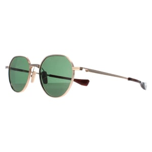 Dita Rund Unisex Weißgold Silber G-15 Grün Vers One