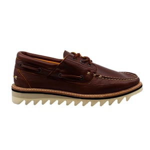 Timberland Selbyville 3 Auge braune Leder Schnüre -up -Bootsschuhe a1jel