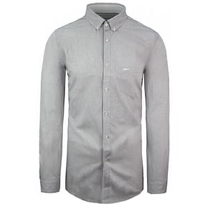 Lacoste regulär Fit Herren weiß/schwarzes Hemd