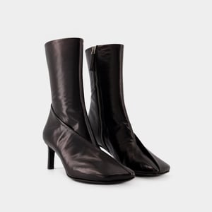 Stiefeletten Jil Sander - Leder - Schwarz