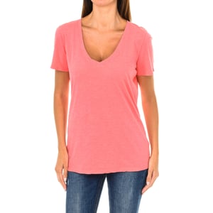 Kurzärmeliges Damen-T-Shirt mit V-Ausschnitt 3Y5T45-5JZMZ