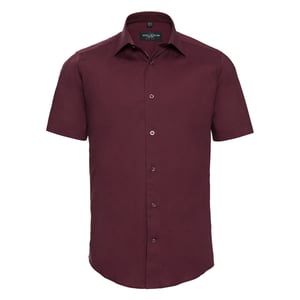 Russell Collection - Hemd für Herren kurzärmlig ()