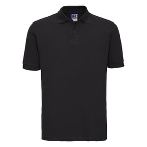 Russell - "Classic" Poloshirt für Herren (Schwarz)