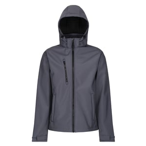 Regatta Herren Venturer 3 Layer Membrane Soft Shell Jacke (Seal Grau/Schwarz)