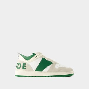 Sneakers Rhecess Low - Rhude - Leder - Weiß/Grün