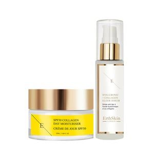 SPF 50 Collagen Tagescreme 50ml + Hydroacid & Collagen Serum - 60ml