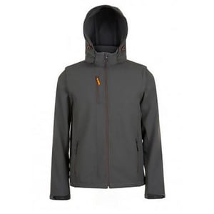 SOLS Herren Transformer Pro Softshell Jacke (Holzkohle)