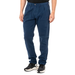 Lange Hose mit gerade geschnittenem Saum und Gürtelschlaufen KMT006 man