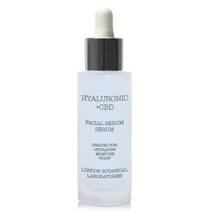 Londoner botanische Laboratorien Hyaluronsäure + CBD Feuchtigkeitsschub Serum 30ml