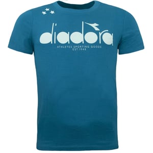 Diadora Logo Herren Blue T-Shirt