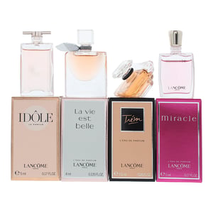 Lancome Mini-Geschenk-Set: Idole Eau De Parfum 5ml - La Vie Est Belle Eau De Parfum 4ml - Tresor Eau De Parfum 7.5ml - Miracle Eau De Parfum 5ml
