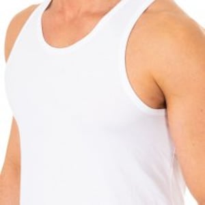 T-Shirt mit weitem Träger und Rundhalsausschnitt für Herren A0DGN. Komfort und perfekte Passform.