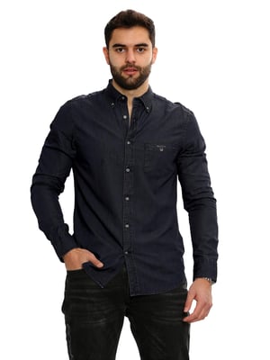 Gant Herren Regular Fit Hemd - Schwarz