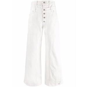 Diesel – D-Laly-SP – Flare-Fit-Jeans in Weiß