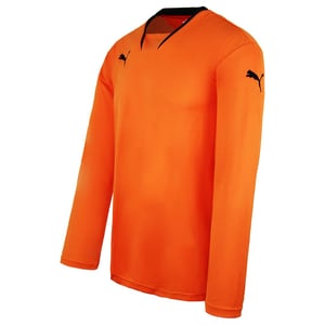 Puma V-Kon langhärme orange schwarzes fußballhemd 700386 08