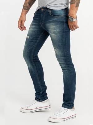Rock Creek Jeans Straight Leg Blau