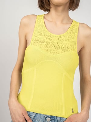 Patrizia Pepe Top Damen gelb