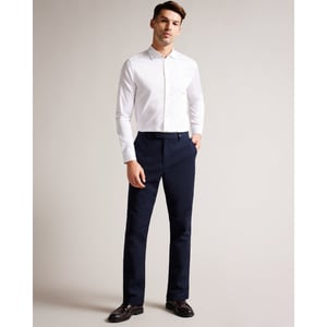Chemise Bellow manches longues Stretch Smart Ted Baker Pour Homme en Blanc