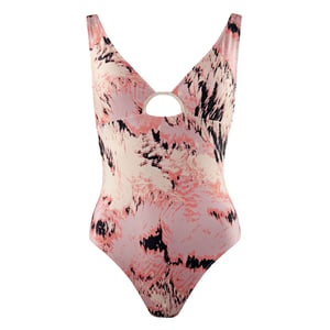 Gymshark Riemchen Back Damen hellrosa Badeanzug
