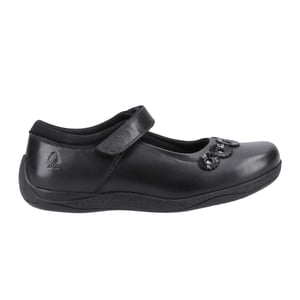 Hush Puppies - Mädchen Schul-Uniform-Schuhe "Christina", Leder (Schwarz)