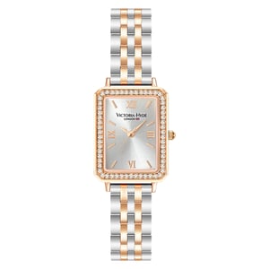 VICTORIA HYDE Westminster Uhr in Silber Roségold