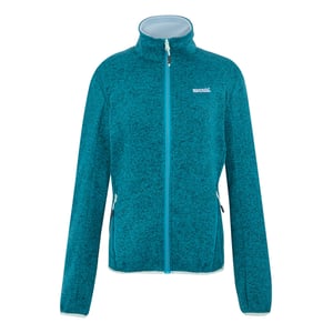 Regatta - "Newhill II" Fleecejacke Durchgehender Reißverschluss für Damen (Pfauenblau/Eisiges Morgenblau)