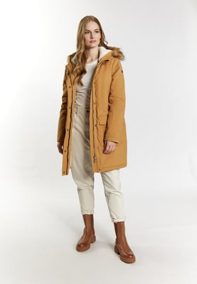 Dreimaster Winterparka Damen Kamel