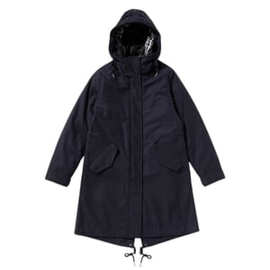 Fred Perry Hooded Zip-In Liner Parka 2 In 1 Marineblaue Jacke
