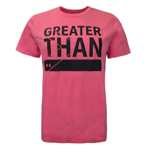 Under Armour Womens Greather als T-Shirt Graphic Top Pink 1356306 668