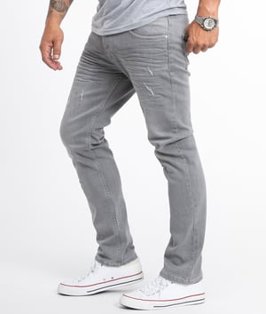 Rock Creek Jeans Straight Cut Grau