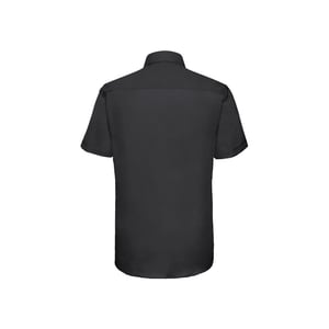Russell Collection - Hemd für Herren kurzärmlig (Schwarz)